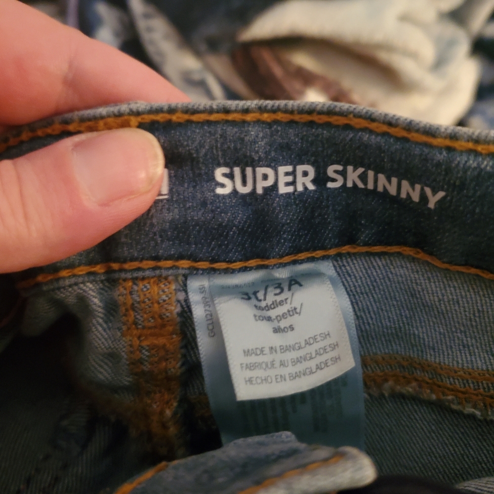 Blue Super Skinny Jeans